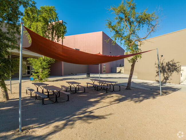 Western Valley Middle School lunch area.