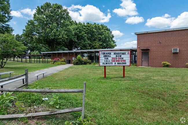 Draper Elementary School serves over 200 students in Rockingham County.