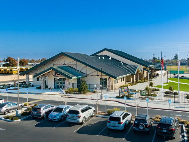 Sequoia High School in Visalia has a beautiful open campus for students.