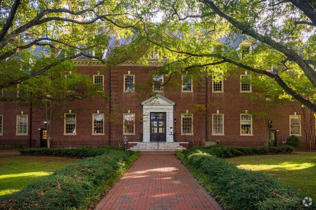 St.Catherine's landscape wraps its entrance with greenery in the Crestview neighborhood.