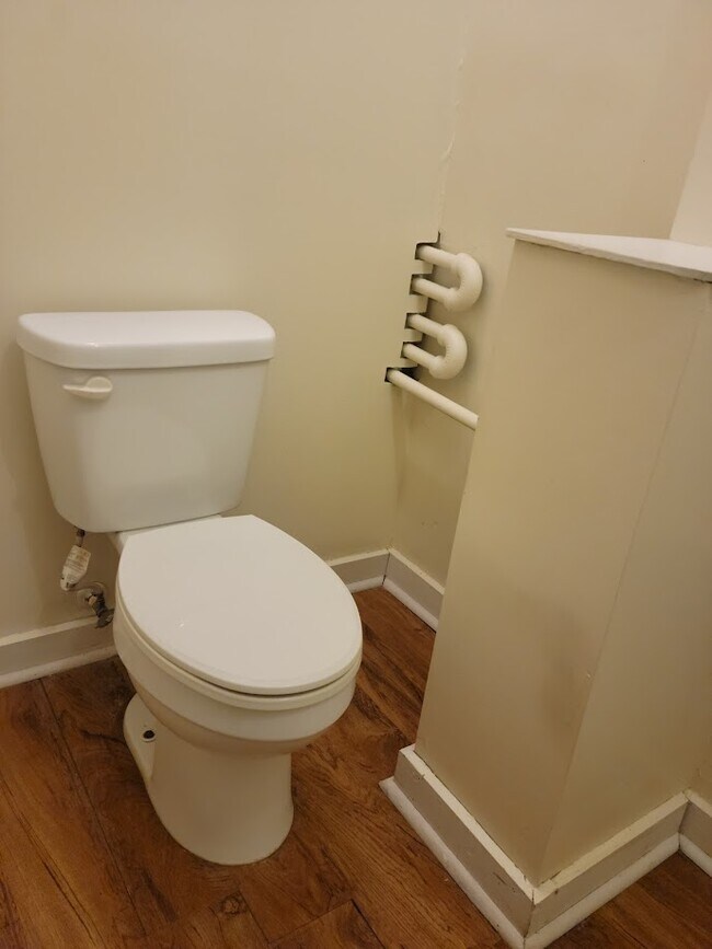 Toilet Area with Shower