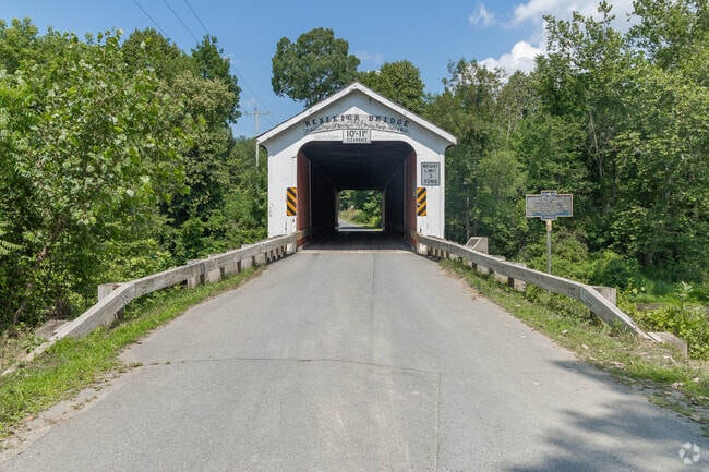 The Rexleigh Covered Bridge is one of the 29 historic covered bridges in New York State.