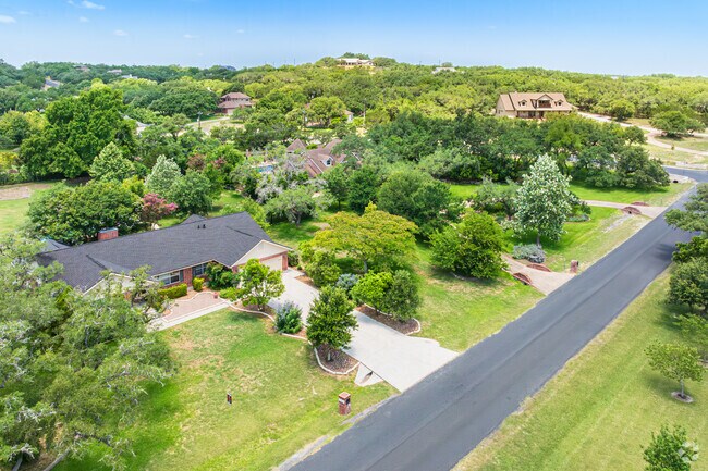 Many of the larger homes in Scenic Oaks have much more acreage and mature trees.