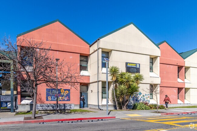 Albany Middle School is graded A from Niche, and was renovated in 2019 with added classrooms and a theatre.