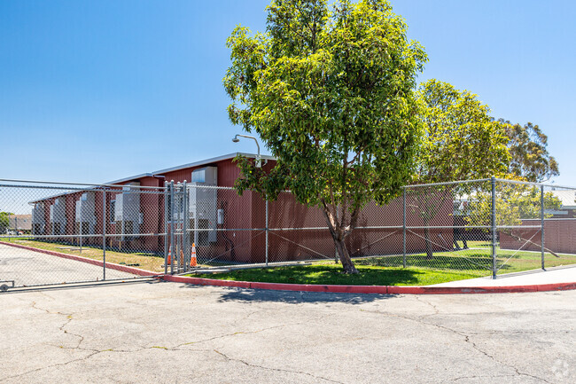 Salk School in Los Angeles prioritizes safety by having a gate around its property.