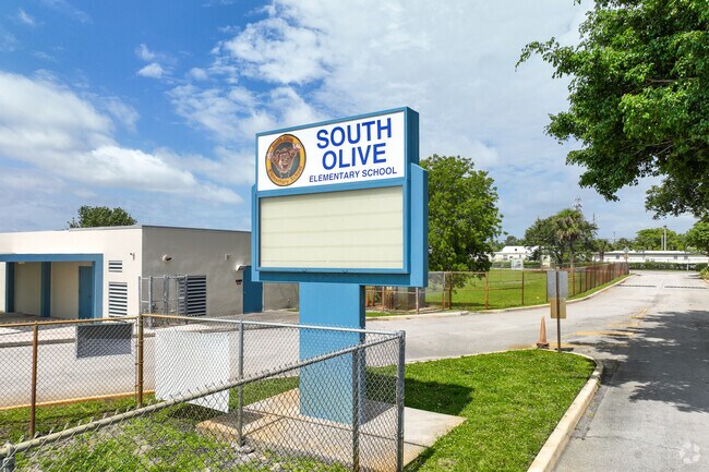 South Olive Elementary school is the main school for kids in the South End neighborhood.