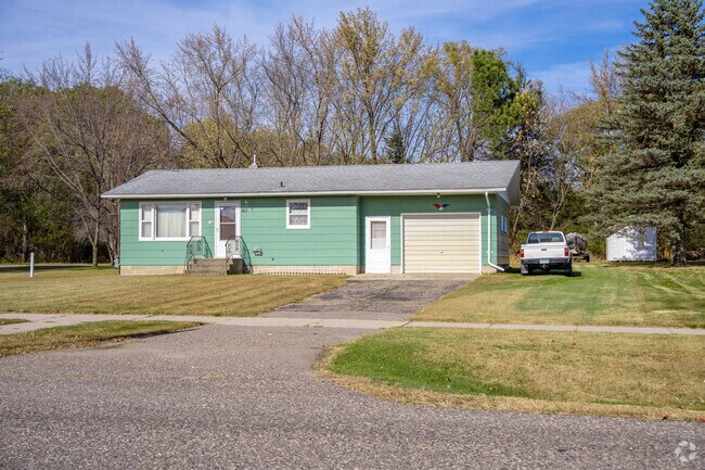 Some ranch-style homes in Saint Augusta sit on spacious, tree-covered lots for added privacy.