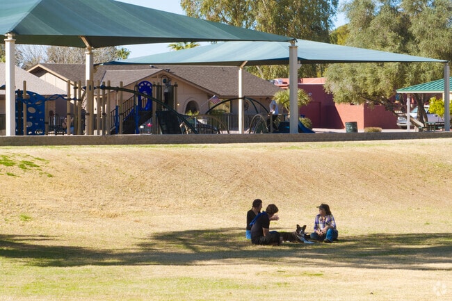 Golden Hills Park provides plenty of space for picnics shaded by trees throughout the park.