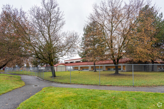 Cooper Elementary features a share the garden space.