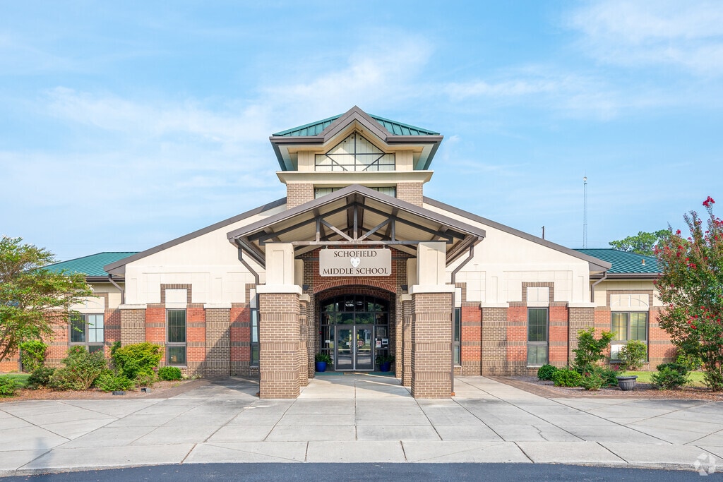 Schofield Middle School was formerly a high school for the Aiken area.
