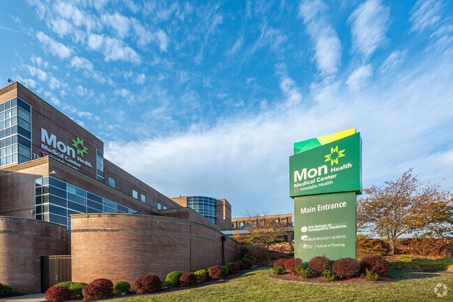 The Mon Health Medical Center is an important hospital for the Suncrest neighborhood.