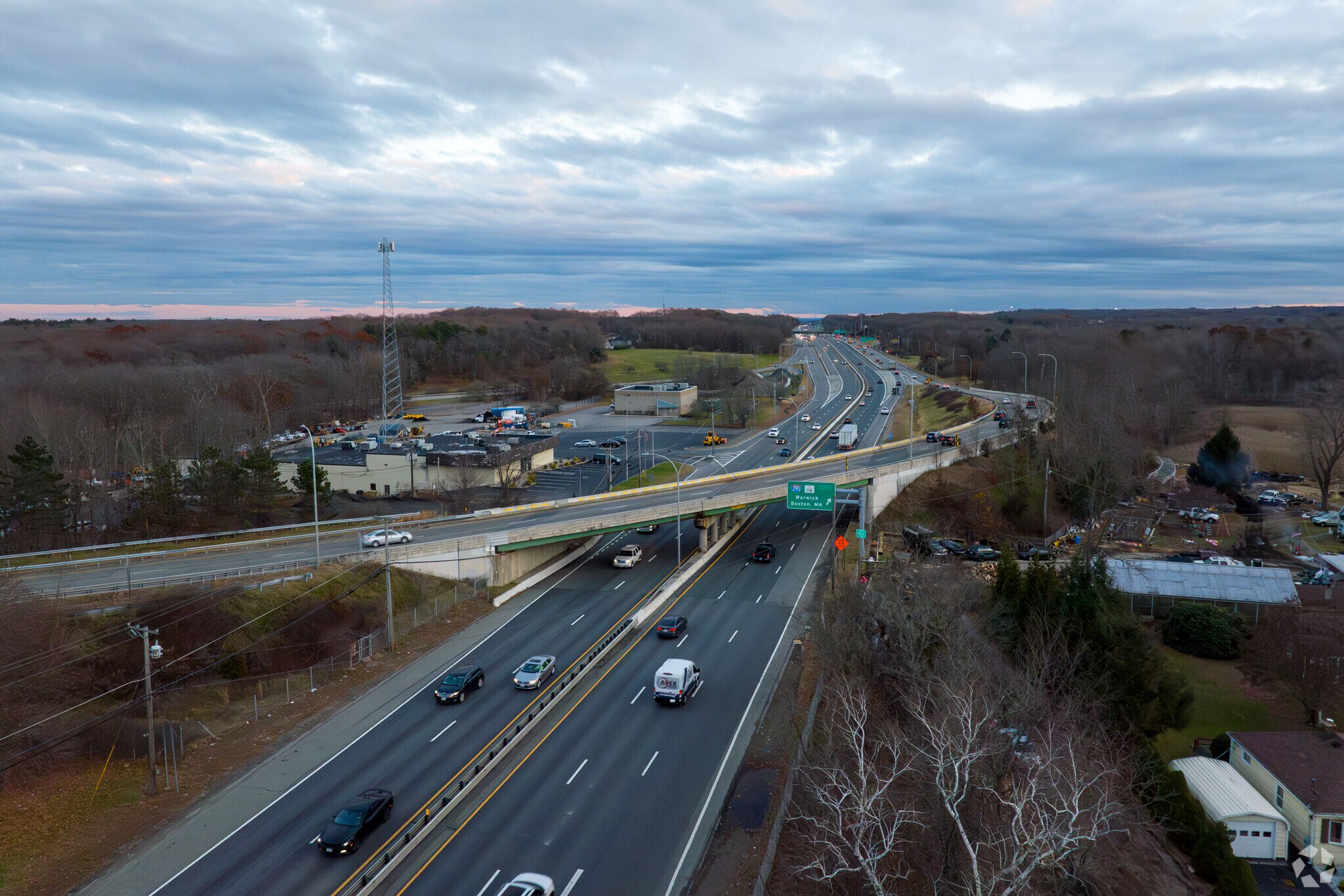 Take advantage of easy access to highways in North Smithfield.