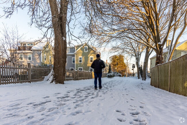 Residents can take year-round strolls on the area's trails and paths.