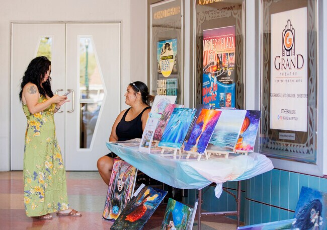 Art walk is an annual event held in downtown in The City of Tracy.