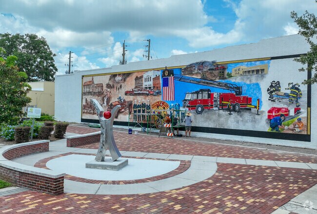 Art enthusiasts and collectors can take in all that Downtown Sanford has to offer near Saint Josephs.