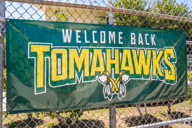 Fresno's Tioga Middle School is represented by The Tomahawks.