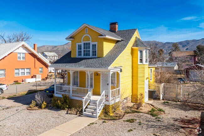 Alamogordo boasts a wide style of homes, including Spanish revival, ranch, bungalows and even many victorian homes like the one pictured here.