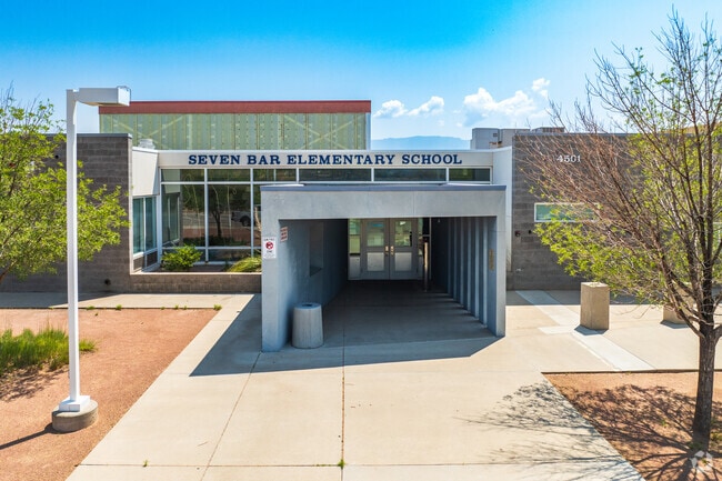 Students can attend Seven Bar Elementary School which earned a B from Niche.