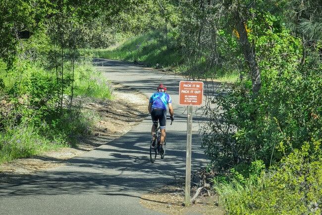 The trails and bike paths in Folsom can be scenic and challenging.