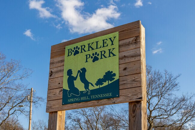 Barkley Park in Spring Hill is a favorite spot for local dog owners.