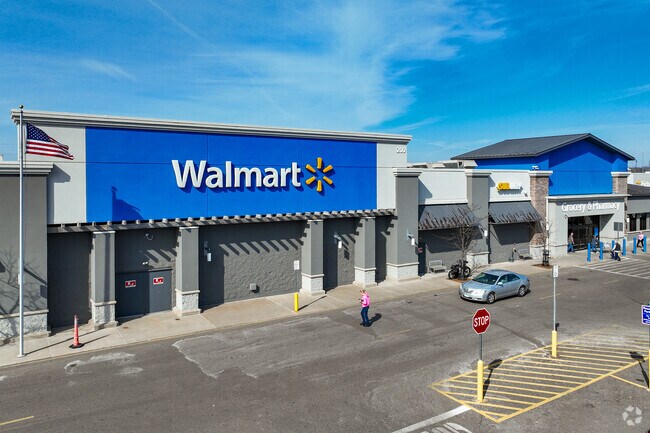 Wyoming residents can travel only a few miles south to shop big-box stores like Walmart in Forest Lake.