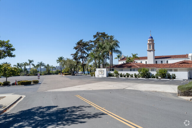 An entrance view of St. Therese Academy located in Allied Gardens.