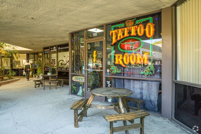 The Tattoo Room is a local favorite for tattoos earning 4.7 stars on Google.