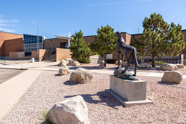 Challenger Middle School is home of Christa the Cheetah.