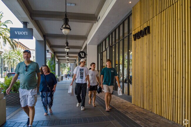 Vuori is a premium performance apparel store at Santana Row in San Jose.