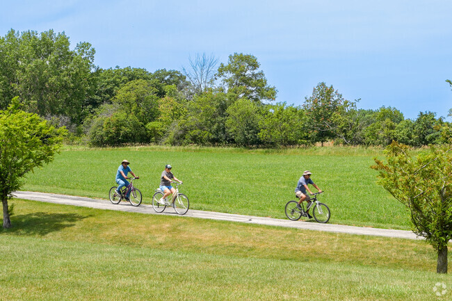 Take a bike ride through Bambrick Park with friends.