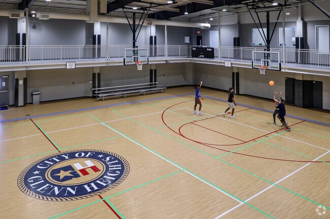 Residents can use the Glenn Heights Community Center to play basketball, workout, or hold events