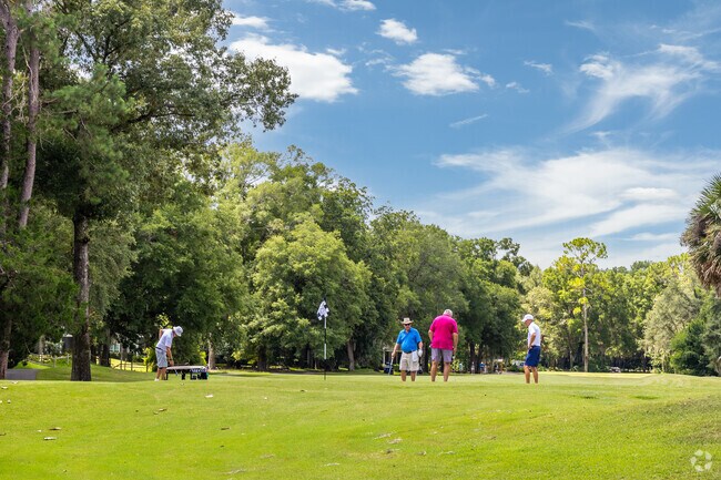 Play a round of gold at Hawkstone Country Club in Haile Plantation.