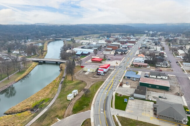 Jackson offers scenic views along the Des Moines River.