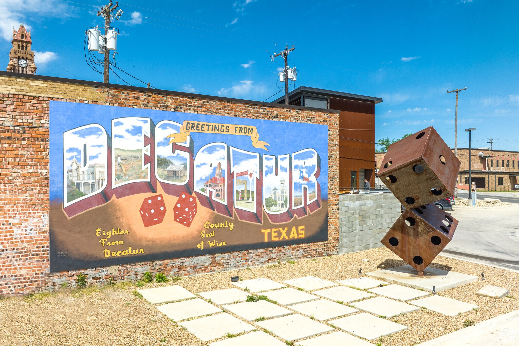 Eighter from Decatur is the slang phrase that is synonymous with Decatur, TX.