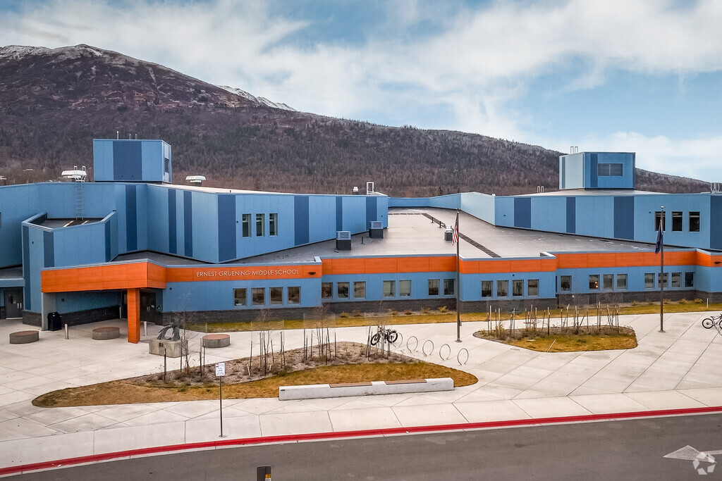 Welcome to Gruening Middle School in Eagle River, AK.