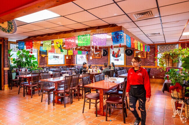 Taqueria Flores is a popular restaurant in the Village Woods area.