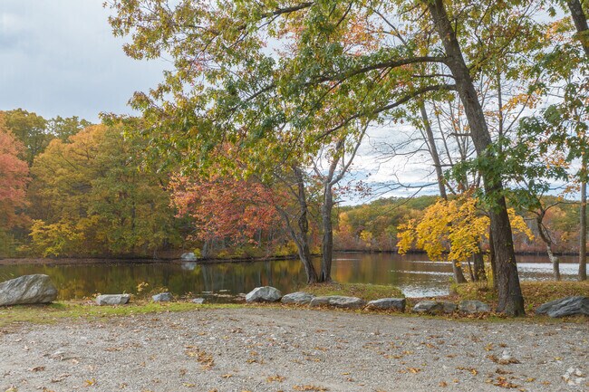Dorothy Pond in Grafton is a popular spot for ice fishing in the winter.