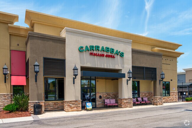 Just 3 miles from Southport, Gateway Village offers chain restaurants like Carrabba's.