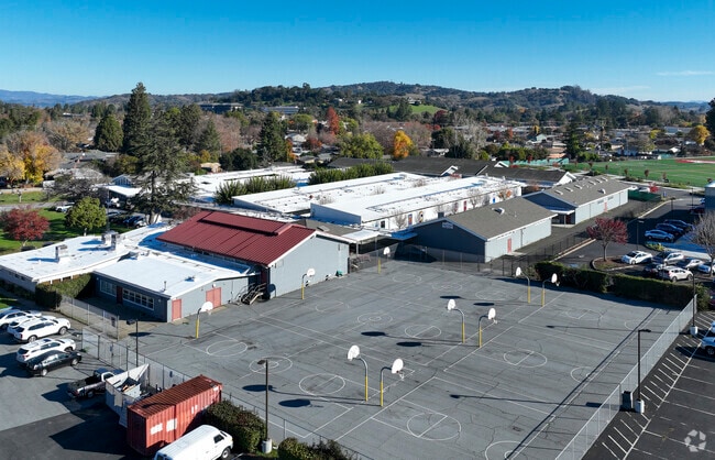 Marin Oaks High School has a beautiful campus in Novato.