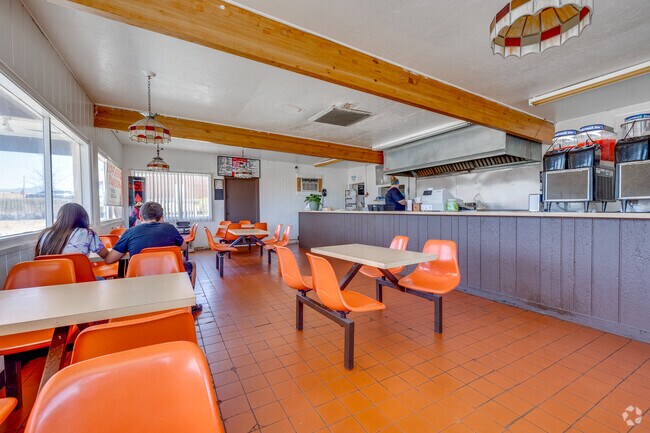 Enjoy some of the best burgers in town at Mel’s Drive-In in San Manuel.