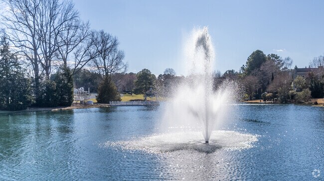 Preston Park Lake a scenic spot for residents to walk or relax.