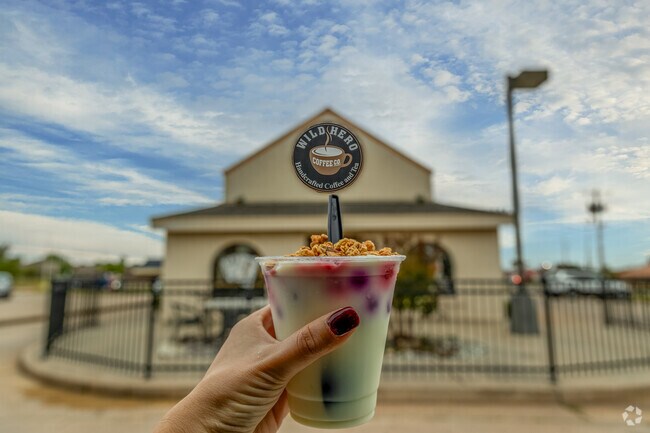 Wild Hero Coffee is a place locals enjoy with food items and coffee in Mustang Creek.