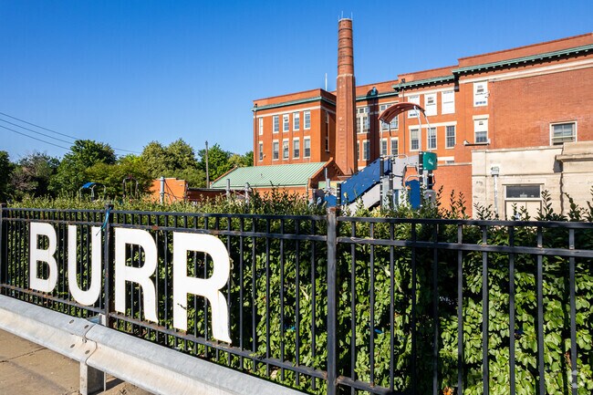 Jonathan Burr Elementary School has safe and modern playgrounds in Bucktown.