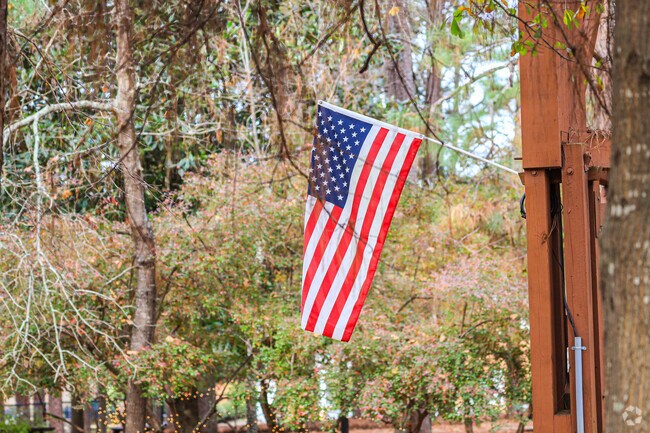 Gilbert proudly flies the American flag in many areas of the town.