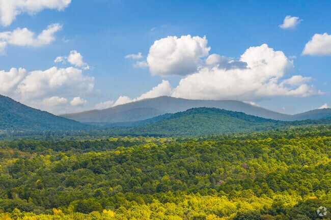 Piney is located at the base of the Ouachita Mountains.