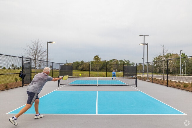 Pickleball courts at Navy Federal Recreation Area in Beulah attract active locals.