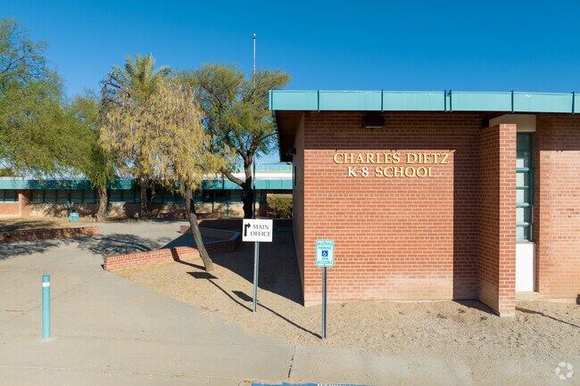 Dietz serves children in grades K-8 in Tucson, Arizona.