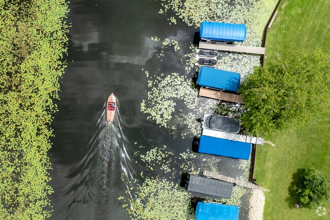 Resident of West Palm Beach, enjoying a boat ride back to his home.