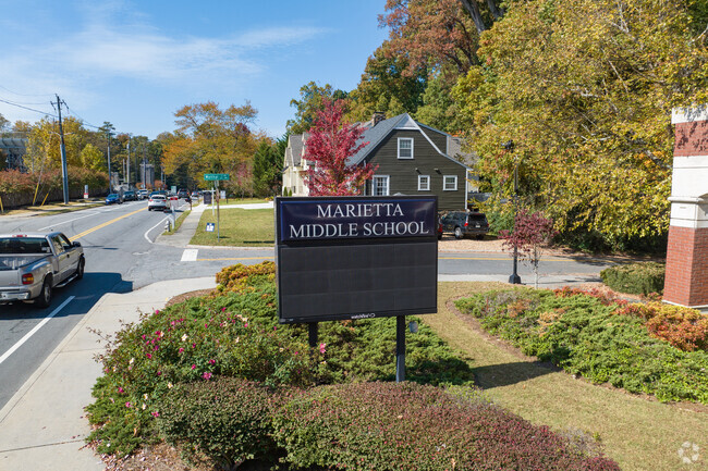 Marietta Middle School serves over 1,300 students.
