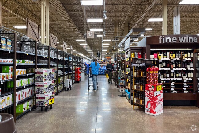 Locals can fill up the grocery cart at Krogers Market place in Centerhurst.